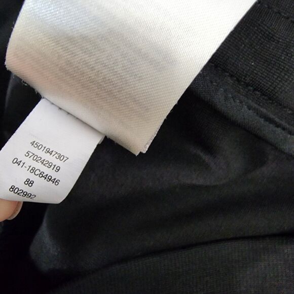 Chico's Trouser Pants Women's Size 0 US 4 Ponte Pull On Wide Leg Black Stretch - Picture 8 of 10